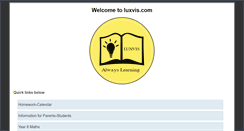 Desktop Screenshot of luxvis.com